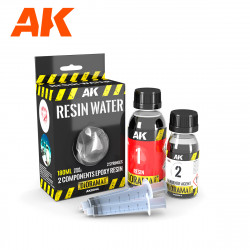 copy of AK RESIN WATER 2 COMPONENTS EPOXY RESIN 180ML
