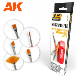 AK SURVIVAL WEATHERING BRUSH SET