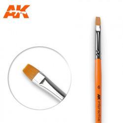 AK FLAT BRUSH 6 SYNTHETIC