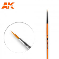 AK ROUND BRUSH 3/0 SYNTHETIC