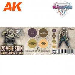AK WARGAME COLOR SET ZOMBIE SKIN