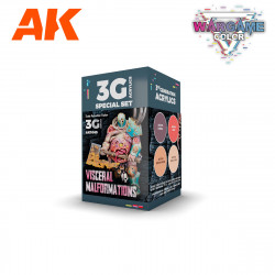 AK WARGAME COLOR SET VISCERAL MALFORMATIONS