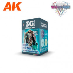 AK WARGAME COLOR SET BLUE PLASMA AND GLOWING EFFECTS
