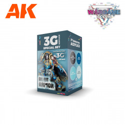 AK WARGAME COLOR SET BLUE...