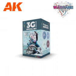 AK WARGAME COLOR SET FROZEN FLESH