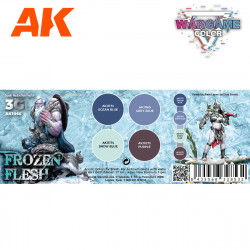 AK WARGAME COLOR SET FROZEN FLESH