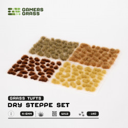 Gamers Grass Dry Steppe Tufts Set