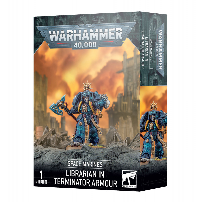 Warhammer 40k Space Marine Librarian in Terminator Armour