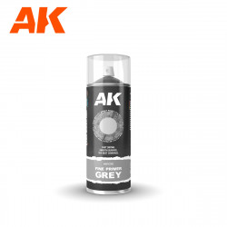 AK Interactive Fine Primer Grey Spray 400ml