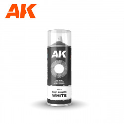 AK Interactive Fine Primer White Spray 400ml