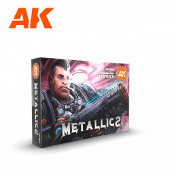 AK Interactive Metallics Colors Set