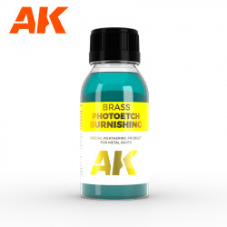 AK Interactive Brass Photoetch Burnishing Fluid (100ml)