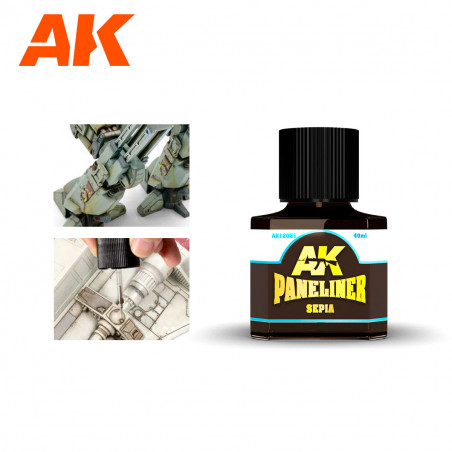 AK Interactive Paneliner Sepia (40ml)