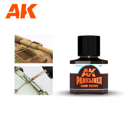 AK Interactive Paneliner Dark Brown (40ml)