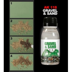 AK Interactive Sand & Gravel Fixer (100ml)