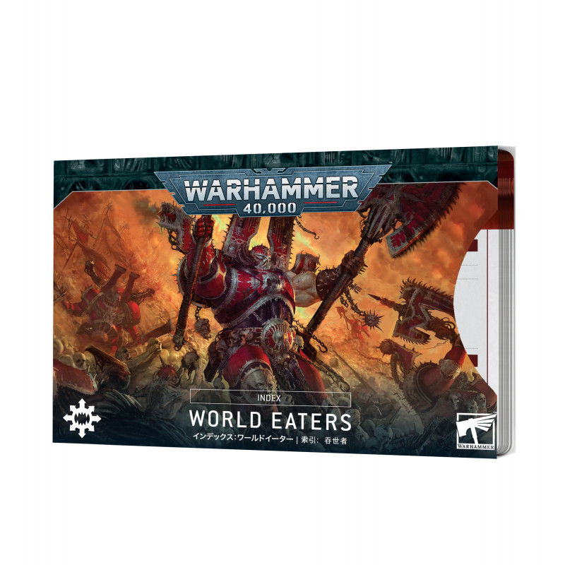 Warhammer 40k Index Cards World Eaters (Deutsch)