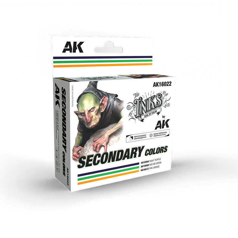 AK 3rd Gen SECDONDARY COLORS – INK SET