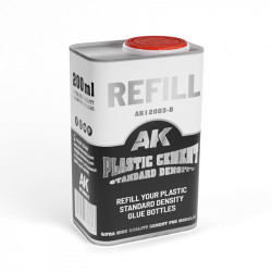 AK Interactive Plastic Cement Standard Density Refill 250ml