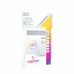 Gamegenic Matte Standard Card Game Sleeves Clear (Sleeves / Kartenhüllen)