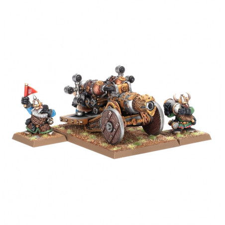 Mailorder: Warhammer The Old World Dwarfen Mountain Holds Flame Cannon