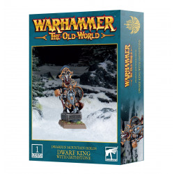 Warhammer The Old World Dwarfen Mountain Holds Dwarf King with Oathstone