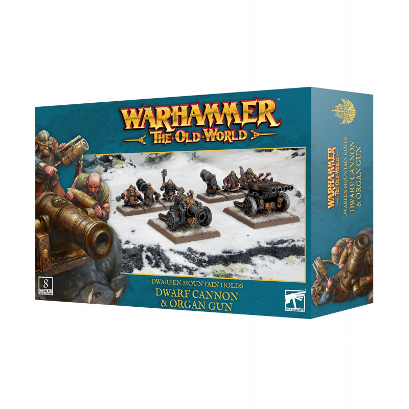 Warhammer The Old World Dwarfen Mountain Holds Dwarf Cannon And Organ Gun