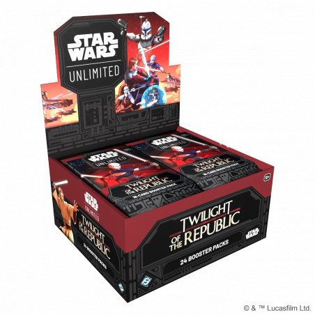 Star Wars: Unlimited - Twilight of the Republic Booster Display (ENG)
