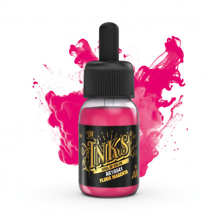 AK FLUOR MAGENTA INK (30ml)