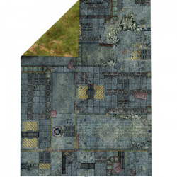 Playmats Fallen City 44”x60” / 112x152 cm - double-sided rubber mat