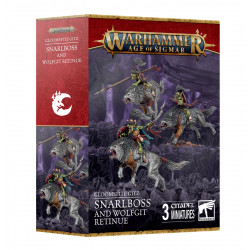 Gloomspite Gitz Snarlboss and Wolfgit Retinue
